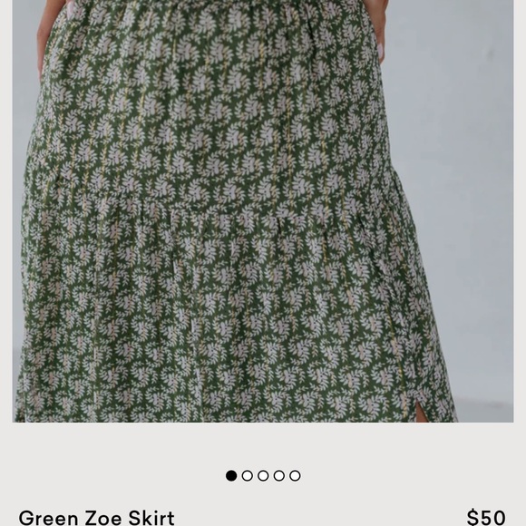 Chic Patterned Maxi Skirt - Picture 6 of 6